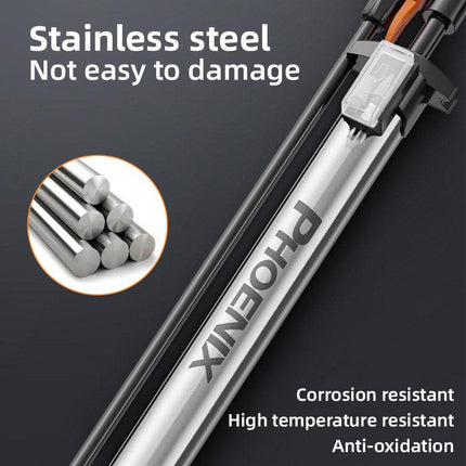 Stainless Steel Bicycle Pump Portable Home Air Pump with High Pressure for Tires