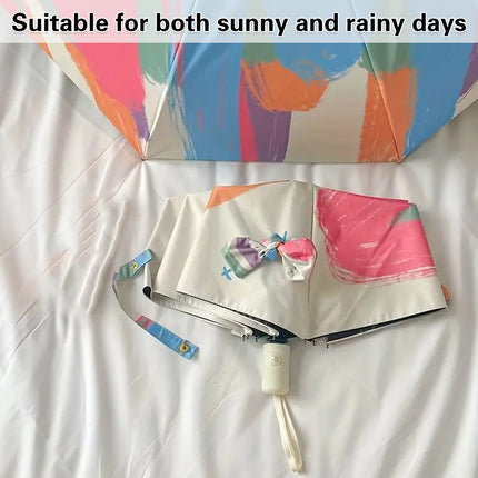 Folding Sunscreen Umbrella UV Protection Sunshade Portable Manual or Automatic