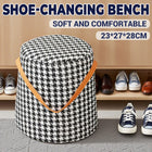 Home Portable Step Stool Shoe Changing Stool for Home Bedroom Lightweight Sturdy