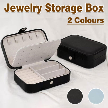 Jewelry Storage Box Travel Mini Case Portable Small Organiser for Rings Earrings