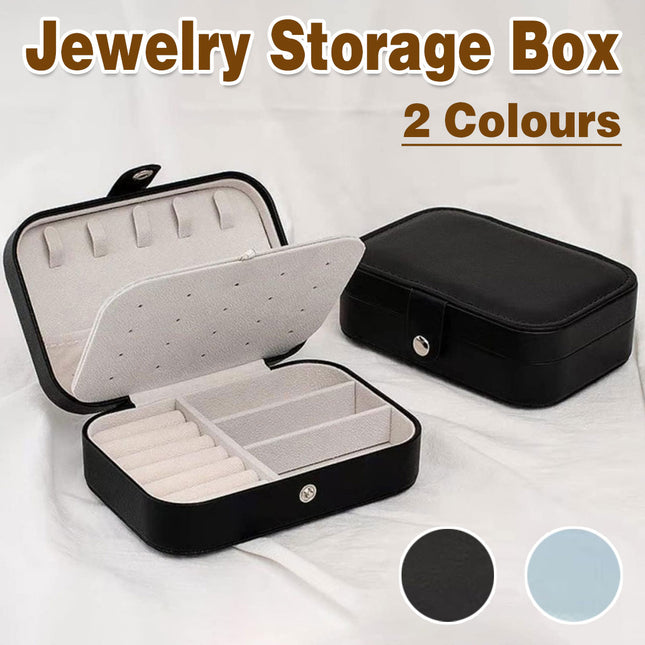 Jewelry Storage Box Travel Mini Case Portable Small Organiser for Rings Earrings