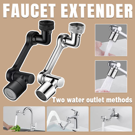 Multifunction Mechanical Arm Faucet Extender Rotatable Sink Tap Adapter Joint