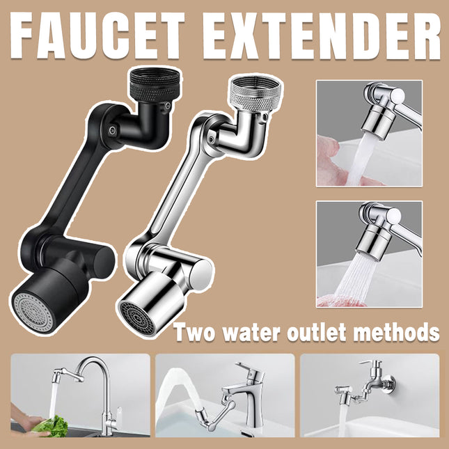 Multifunction Mechanical Arm Faucet Extender Rotatable Sink Tap Adapter Joint