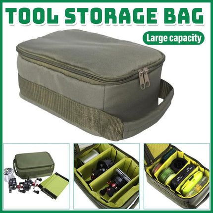 Fishing Gear Reel Storage Bag Portable Handbag Fishing Tools Organizer Storage