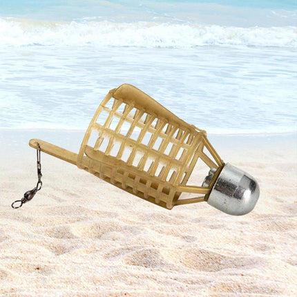 4PCS Fishing Bait Cage Nest Feeder Trap Durable Mesh Basket for Carp Fishing