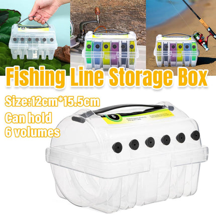 Multifunctional Fishing Line Organizer Storage Box Tackle Management Holder