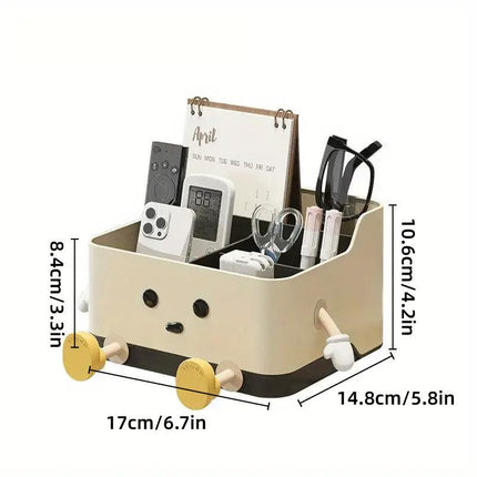 Desktop Organizer Storage Box Household Clutter Compartmentalized Container