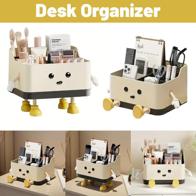 Desktop Organizer Storage Box Household Clutter Compartmentalized Container