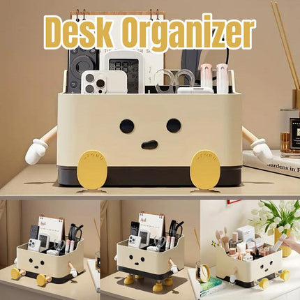 Desktop Organizer Storage Box Household Clutter Compartmentalized Container