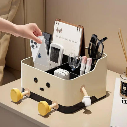 Desktop Organizer Storage Box Household Clutter Compartmentalized Container