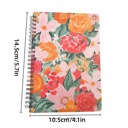 4PCS A5 Spiral Business Office Notebook Student Stationery Loose-Leaf Notepad