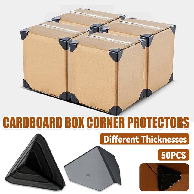50PCS Cardboard Box Corner Protectors 2 Styles for Moving Shipping Packaging Use