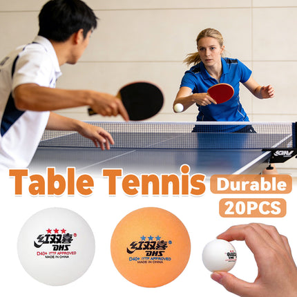 20Pcs Pro Indoor High Bounce Table Tennis Balls for Ping Pong Competition Use