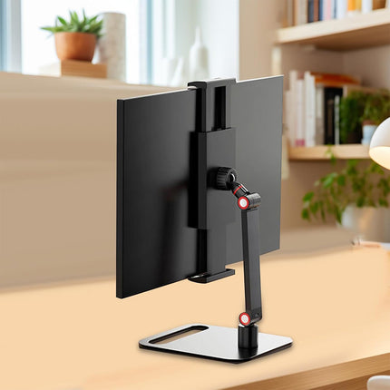 Desktop Folding Phone Tablet Stand Adjustable Height Carbon Steel for Home Office
