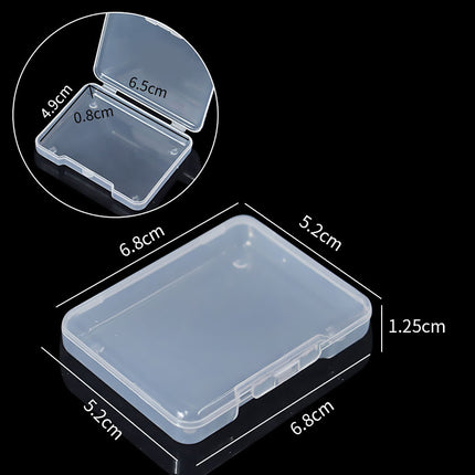 100PCS Transparent Plastic Storage Boxes Storage for jewelry Craft Beads Parts