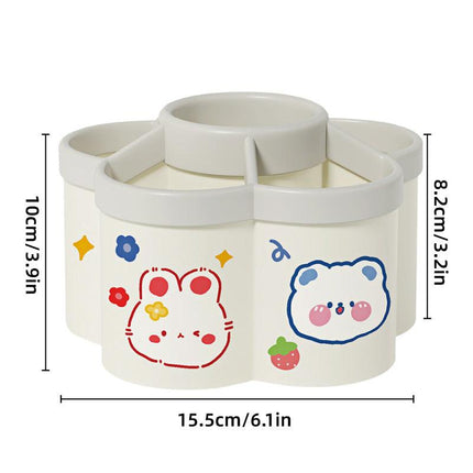 Spinning Pen Holder Desktop Organizer Rotating Pen Container for Office Use