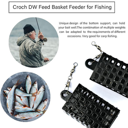 3pcs Bait Cage Attachment Tool Fishing Nesting Device for Outdoor Angling Use