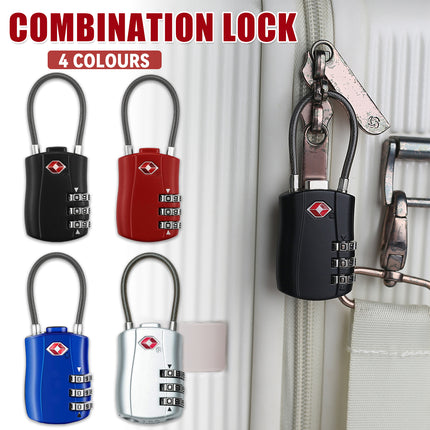 Zinc Alloy Combination Lock Anti-Theft For Luggage Cabinet Drawer Suitcase