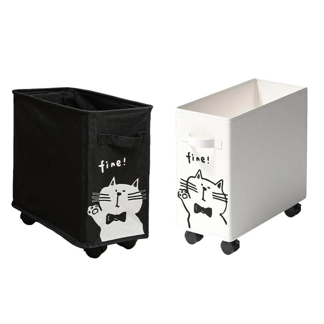 Storage Basket with Wheels Clip On Storage Organizer for Home and Office Use