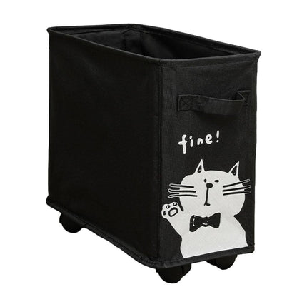 Storage Basket with Wheels Clip On Storage Organizer for Home and Office Use