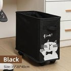 Storage Basket with Wheels Clip On Storage Organizer for Home and Office Use