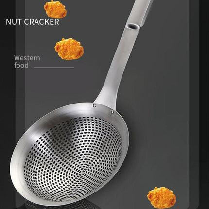 Stainless Steel Colander Spoon Kitchen Strainer Tool for Pasta Rice Vegetable