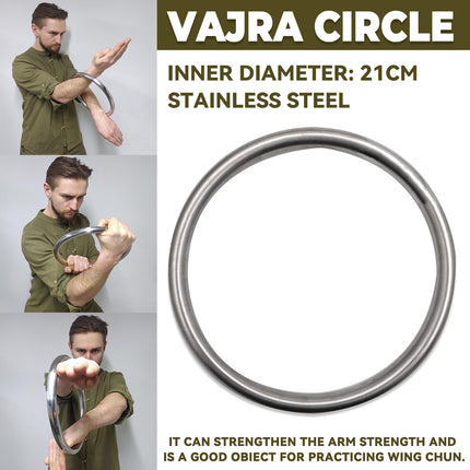 Wing Chun Weighted Training Steel Ring Wear Resistant for Martial Arts Practice