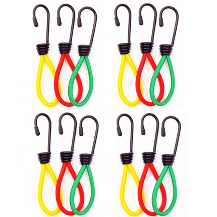3 -12 X Antislip Stretch Latex Tent Peg Hook Camping Accessories Rope Outdoor Au - Aimall