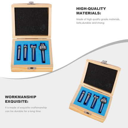 4pcs Woodworking Lathe Center Set Rotary Live Center Tool Kit Turning Machine