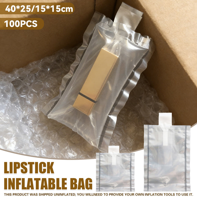 100PCS Lipstick Inflatable Bag Protective Packaging Clear Shockproof
