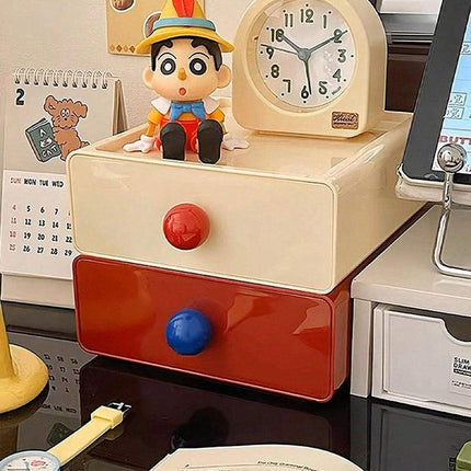 3pcs Premium Desktop Organizer Drawer Set Efficient Office and Home Storage