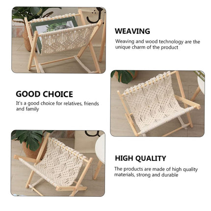 Foldable Magazine Rack Durable Creative Storage Holder for Books Living Room