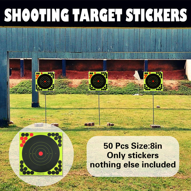 Shooting Target Sticker Set  Green Aiming Decal for Practice Training