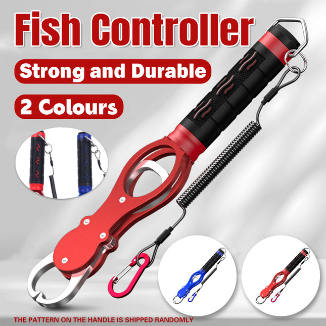 Multi Function Fish Control Clamp with Scale Fishing Tool Portable Lip Gripper
