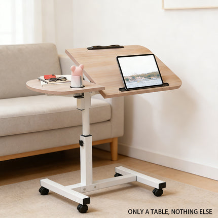Portable Adjustable Height Laptop Desk Stand Mobile Table For Bed Sofa Office