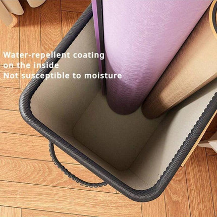 Yoga Mat Storage Box Home Sports Equipment Organiser Basket for Yoga Accessories