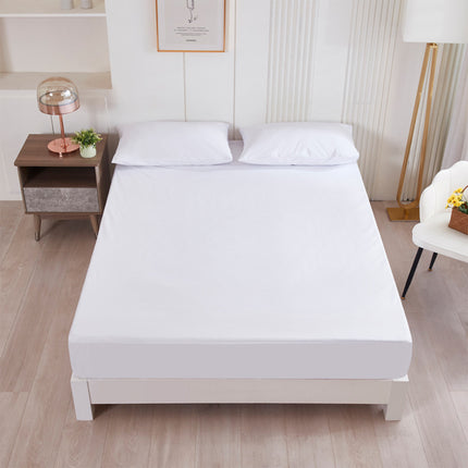 Waterproof Mattress Cover Protector Fitted Bed Top Sheet for Double or Queen