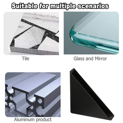 100pcs Plastic Corner Protector Right Angle Frame Cabinet Furniture Door Edge