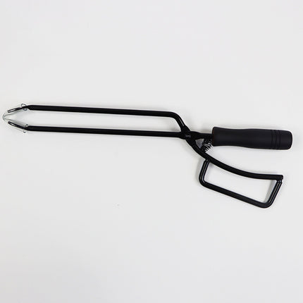 Fireplace Tongs Log Grabber Fire Pit Poker Campfire Wood Stove Barbecue Tool