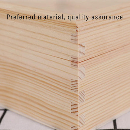 10pcs Wooden Gift Box for Jewelry Packaging Crafts Wedding Birthday Gift Storage