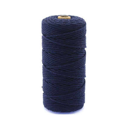 3mm Colored Cotton Rope DIY Hand Woven Macrame Cord Tapestry Binding Craft Rope
