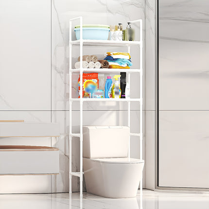 Kitchen Bathroom Floor Standing Storage Rack Multi Layer Sturdy Waterproof