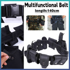 10 in 1 Multifunction Utility Waist Belt with Pouches for Outdoor and Work Use