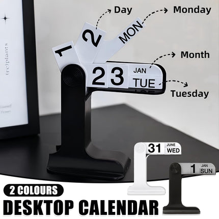 Creative Desktop Flip Calendar Table Calendar For Living Room Office Decorative