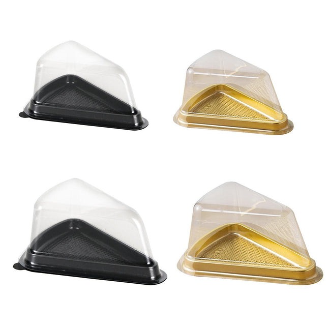 100pcs Triangle Cake Boxes for Bakery Packaging Pastry Gift Boxes for Parties