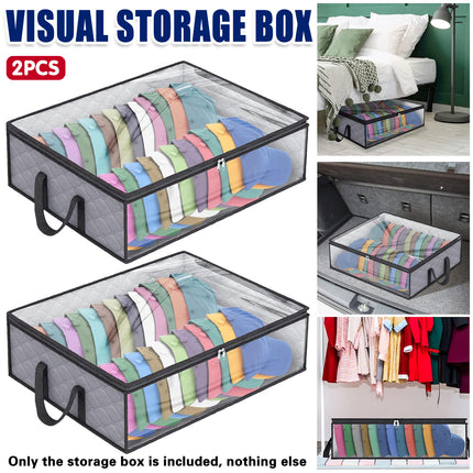 2PCS Hat Storage for Baseball Caps Organizer Holds 40 Hats Visual Storage Bag