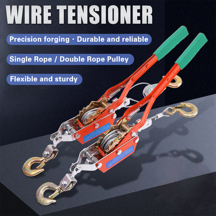 Manual Steel Cable Tensioner Heavy Duty for Wire Rope Fencing Construction
