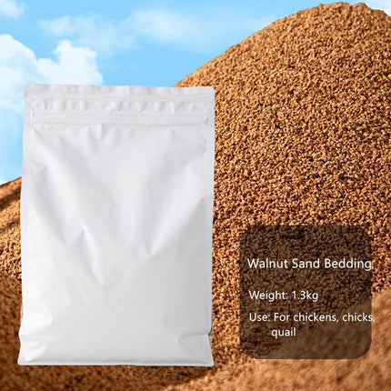 Walnut Sand Bedding Deodorant Dust-free for Chick Quail Deodorant Clean Supplies - Aimall