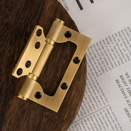 Copper Hinge 3.5mm Concealed Bearing Hinge Stealth Free Door Cabinet Hardware