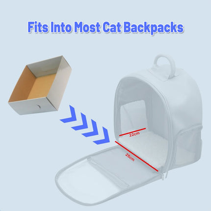 5pcs Disposable Litter Box Small Kitten Outdoor Tray Degradable Travel Use Size